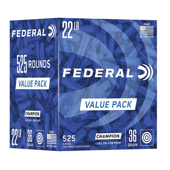 FED CHAMPION 22LR 36GR LEAD HP 525/10 - Sale